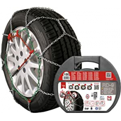 Chollo - Juego 2 cadenas de nieve met&aacute;licas RD9 100