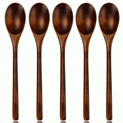 Chollo - Juego 5 Cucharones de Madera