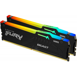 Kingston Fury Beast RGB 16GB Kit (2x8GB) DDR5 4800MHz CL38 | KF548C38BBAK2-16