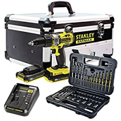 Chollo - Kit Taladro Percutor Stanley Fatmax FMCK625D2F-QW &plus; 50 accesorios &plus; Malet&iacute;n