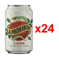 Chollo - La Prohibida Cider 33cl &lpar;Pack 24 latas&rpar;