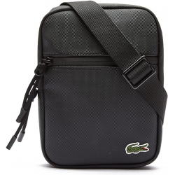 Chollo - Lacoste LCST Coated Canvas Small Flat Crossbody Bag &vert; NH3307LV-000