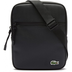 Chollo - Lacoste LCST Medium Zip-Up Petit Piqu&eacute; Crossbody &vert; NH3308LV-000