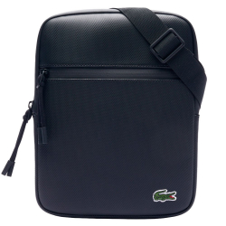 Chollo - Lacoste LCST Medium Zip-Up Petit Piqu&eacute; Crossbody &vert; NH3308LV-P88