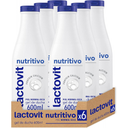 Chollo - Lactovit Gel de Ducha Nutritivo 600ml (Pack de 6)