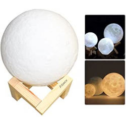 Chollo - L&aacute;mpara luna 3D Aibecy 8cm