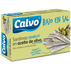 Chollo - Calvo Bajo en Sal Sardinillas en Aceite de Oliva 85g