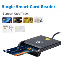 Lector de DNI Electrónico Zoweetek ZW-12026-1 Smart Card Reader