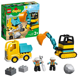 Chollo - LEGO Duplo Cami&oacute;n y Excavadora con Orugas &vert; 10931