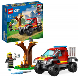 Chollo - LEGO City Cami&oacute;n de Rescate 4x4 de Bomberos &vert; 60393