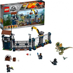 LEGO Jurassic World Ataque del Dilofoaurio al Puesto de Vigilancia (75931)