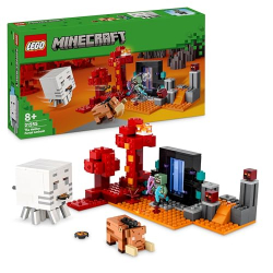 Chollo - LEGO Minecraft La Emboscada en el Portal del Nether | 21255