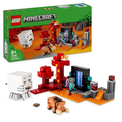 Chollo - LEGO Minecraft La Emboscada en el Portal del Nether &vert; 21255