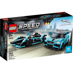 LEGO Speed Champions: Formula E Panasonic Jaguar Racing GEN2 car & Jaguar I-PACE eTROPHY | 76898