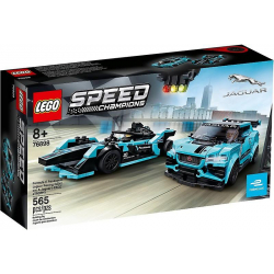 Chollo - LEGO Speed Champions&colon; Formula E Panasonic Jaguar Racing GEN2 car & Jaguar I-PACE eTROPHY &vert; 76898