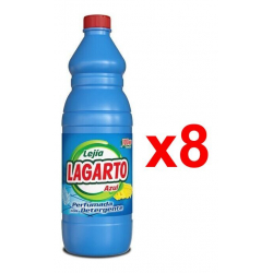 Chollo - Lagarto Azul Lejía con Detergente Pack 8x 1.5L