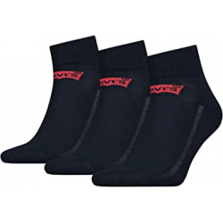 Chollo - Levi's 168F Mid Cut Negro &lpar;Pack 3 pares&rpar;