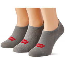 Levi's High Rise Batwing Logo Socks 3pk | 100003129 Grey