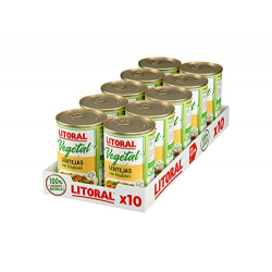 Chollo - LITORAL Vegetal Lentejas con Verduras 425g &lpar;Pack de 10&rpar;