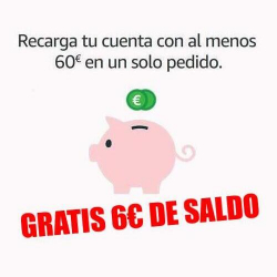 Chollo - Ll&eacute;vate 6&euro; al recargar tu cuenta con 60&euro;