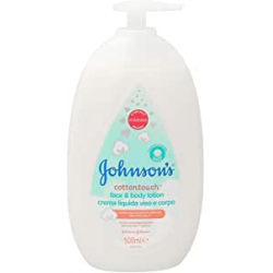 Chollo - Loci&oacute;n Cara y Cuerpo Johnson's Cotton Touch dosificador 500ml