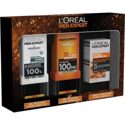 Chollo - L'Oréal Men Expert Estuche Gel de Ducha Hydra Sensitive + Gel de Ducha y Crema Hydra Energetic
