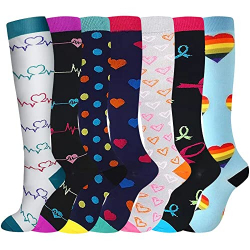 Chollo - Losvcbcx Calcetines Compresivos &lpar;Pack de 7 pares&rpar;