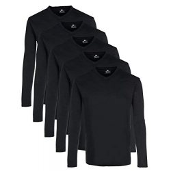Chollo - Lower East Cotton Longsleeve V-Neck Shirt (Pack de 5)