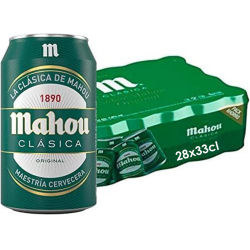 Chollo - Mahou Clásica Lata 33cl (Pack de 28)