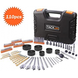 Chollo - Malet&iacute;n de Brocas Puntas y Sierras Tacklife DDB02 &lpar;110 piezas&rpar;