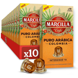 Chollo - Marcilla Puro Arábica Colombia 10 cápsulas (Pack de 10)