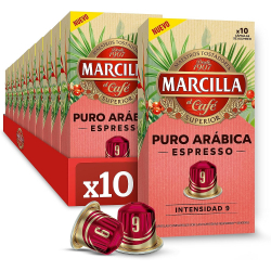 Chollo - Marcilla Puro Arábica Espresso 10 cápsulas (Pack de 10)