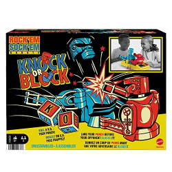 Rock 'Em Sock 'Em Robots Knock or Block | Mattel Games HDN94