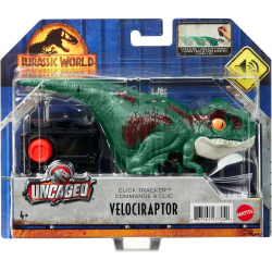 Mattel Jurassic World Uncaged Click Tracker Velociraptor | GYN41