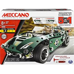 Chollo - Meccano Roadster Cabriolet 5-in-1 Pull Back Car | Spin Master ‎6040176