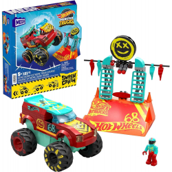 MEGA Construx Hot Wheels Monster Trucks Smash 'n Crash Pista Demo Derby | Mattel HNG53