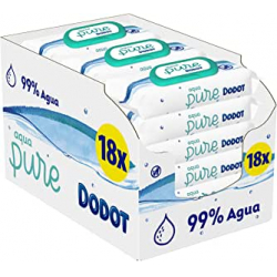 Chollo - Dodot Aqua Pure 48 toallitas (Pack de 18)