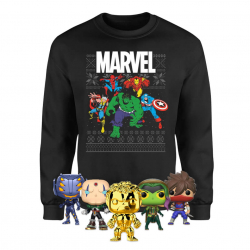 Chollo - Megapack Marvel Navidad &lpar;Sudadera Navide&ntilde;a &plus; 5 Funko Pop&excl;&rpar;