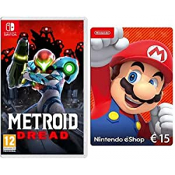 Chollo - Metroid Dread para Nintendo Switch &plus; eShop Tarjeta Regalo de 15&euro;