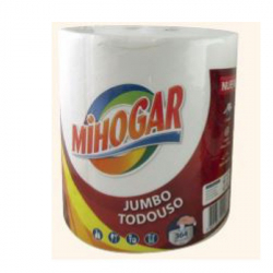 Mihogar Jumbo Todo Uso rollo papel cocina y limpieza grande multiusos 364 servicios