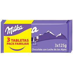 Chollo - Milka Chocolate con Leche 125g (Pack de 3)