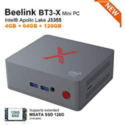 Chollo - Mini PC Beelink BT3-X Intel Apollo Lake Celeron J3355 4GB 64GB+128GB