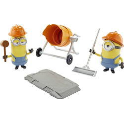Chollo - Minions Stuart Construction Pack 2 Figuras | Mattel GMF16