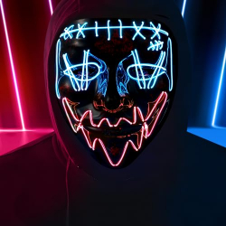 Chollo - Mkitnvy Máscara LED Halloween | WF-MJ