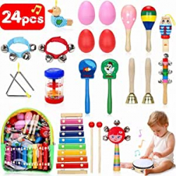 Chollo - Mochila con Instrumentos Musicales para Ni&ntilde;&commat;s &lpar;24 Piezas&rpar;