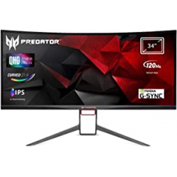 Chollo - Monitor curvo 34" Acer Predator X34P QuadHD&plus; 120Hz G-Sync