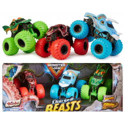 Chollo - Monster Jam Charged Beasts Dragon-Strong 3-Pack | ‎Spin Master 6065096