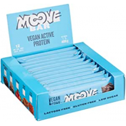 Chollo - Moove Bar Double brownie Barritas de prote&iacute;na veganas Pack 12x 40g