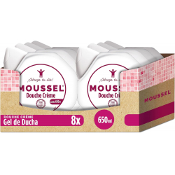Moussel Douche Crème 600ml (Pack de 8)