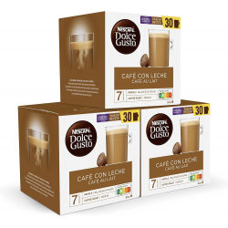 Chollo - Nescafé Dolce Gusto Café con Leche 30 cápsulas (Pack de 3)